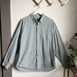 J Crew Mercantile Gingham Flex Casual Shirt for Men